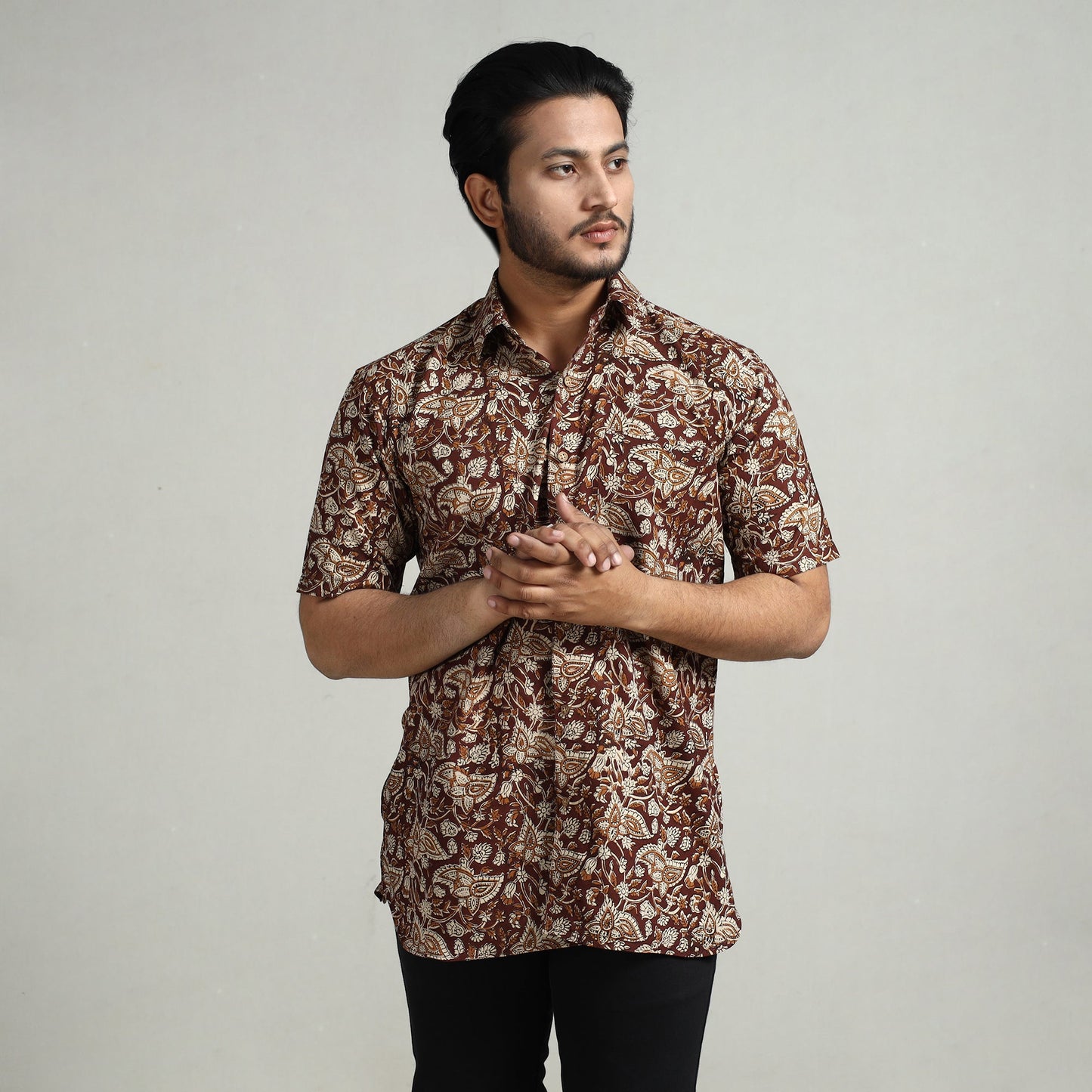 Block Printed men Shirt