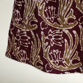 Buy Hand Batik Printed Cotton A-Line Kurta with Lace Work Online at iTokri.com