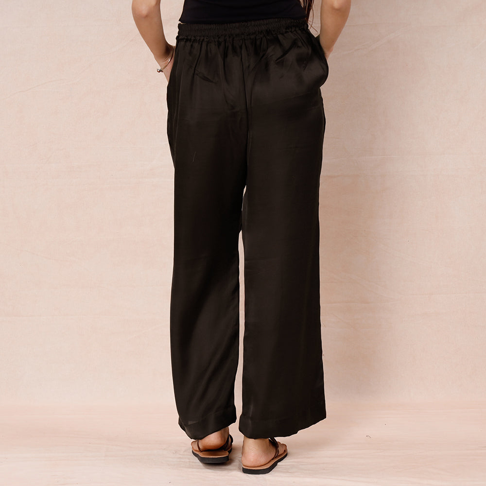 Buy Pure Modal Silk Plain Palazzo Online l iTokri.com