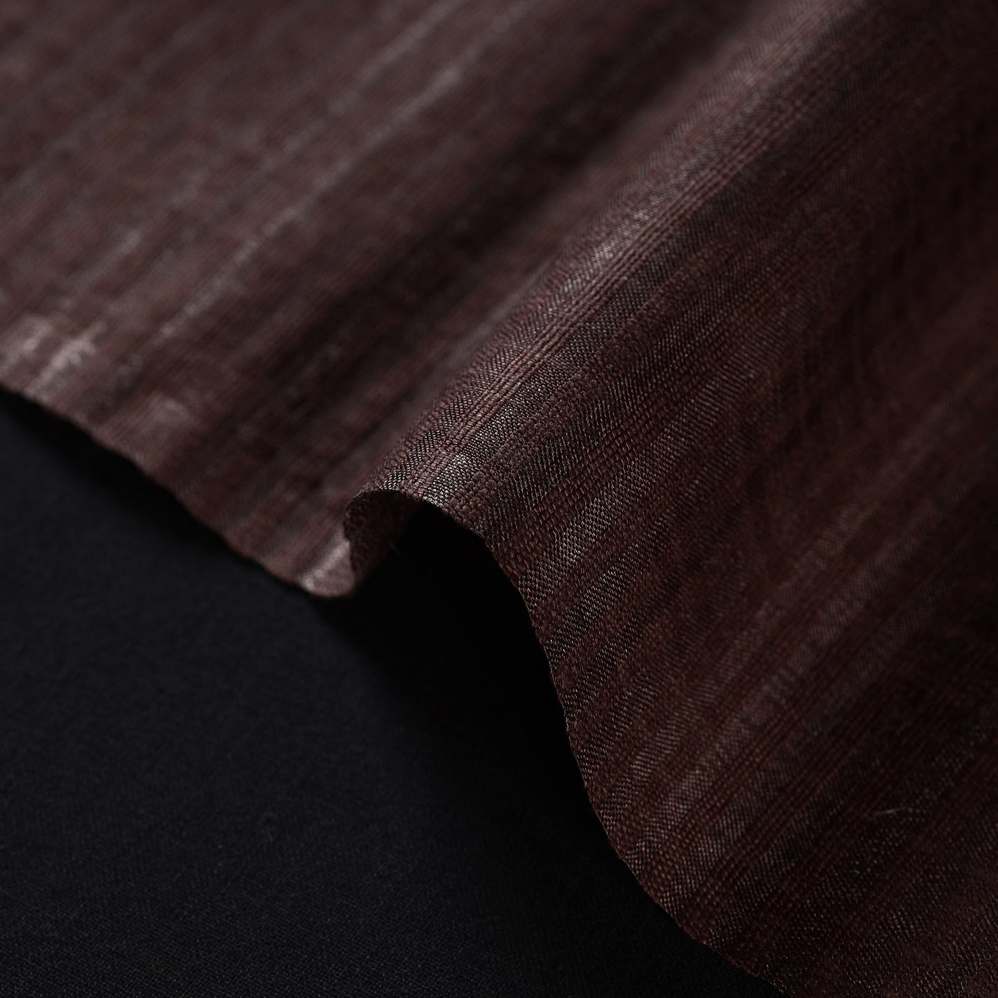  Vidarbha Tussar Silk Checks Handloom Fabric Fabric 