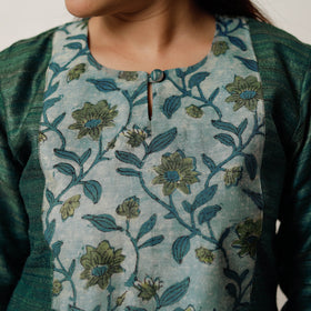 Buy Pure Desi Tussar Silk Long Kurta for Women