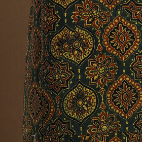 Dark Green - Ajrakh Block Print Cotton Apron with Pocket 27