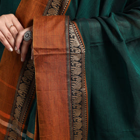 Dark green - dharwad cotton kurta with palazzo & dupatta