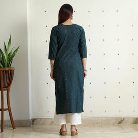 Buy Jacquard Cotton Long Kurta Online l iTokri.com