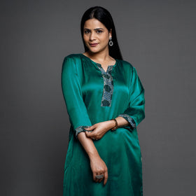 Modal Silk Plain Kurta