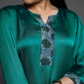 Modal Silk Plain Kurta