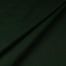  Dark Green Slub Silk Plain Fabric 