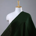  Dark Green Slub Silk Plain Fabric 