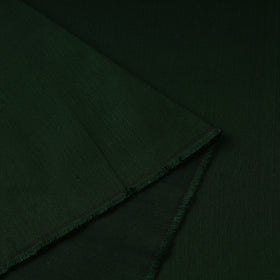  Dark Green Slub Silk Plain Fabric 