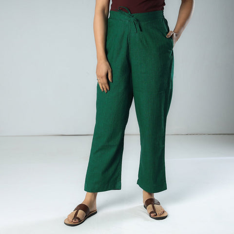 Buy Plain Dyed Cotton Relaxed Fit Pant Online at iTokri.com