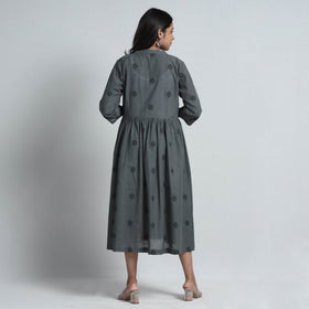  Exquisite Jacquard Cotton Dress 
