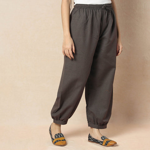 Buy Flex Cotton Plain Elasticated Pant Online l iTokri.com