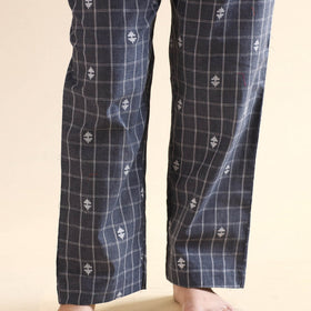 Buy Jacquard Cotton Kaftan & Pyjama Night Suit Set Online at iTokri.com