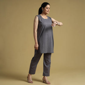  Plain Dyed Cotton Co-Ord Set 