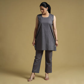  Plain Dyed Cotton Co-Ord Set 