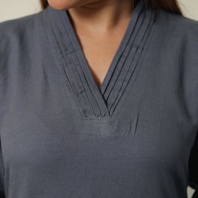  Plain Flex Cotton Long Straight Kurta 22 Online at iTokri.com