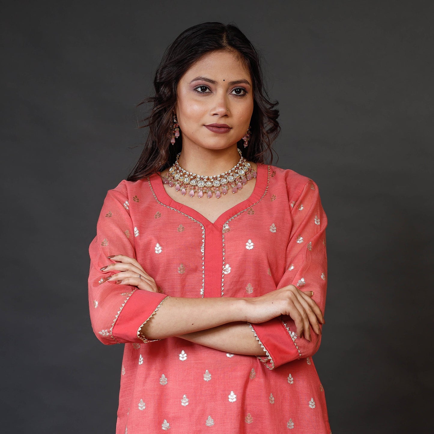 Banarasi with Palazzo & Dupatta Set