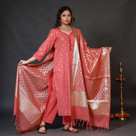 Banarasi with Palazzo & Dupatta Set