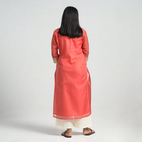 Buy Traditional Maheshwari Handloom Silk Cotton Kurta with Dupatta Set Online at iTokri.com