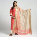 Buy Traditional Maheshwari Handloom Silk Cotton Kurta with Dupatta Set Online at iTokri.com