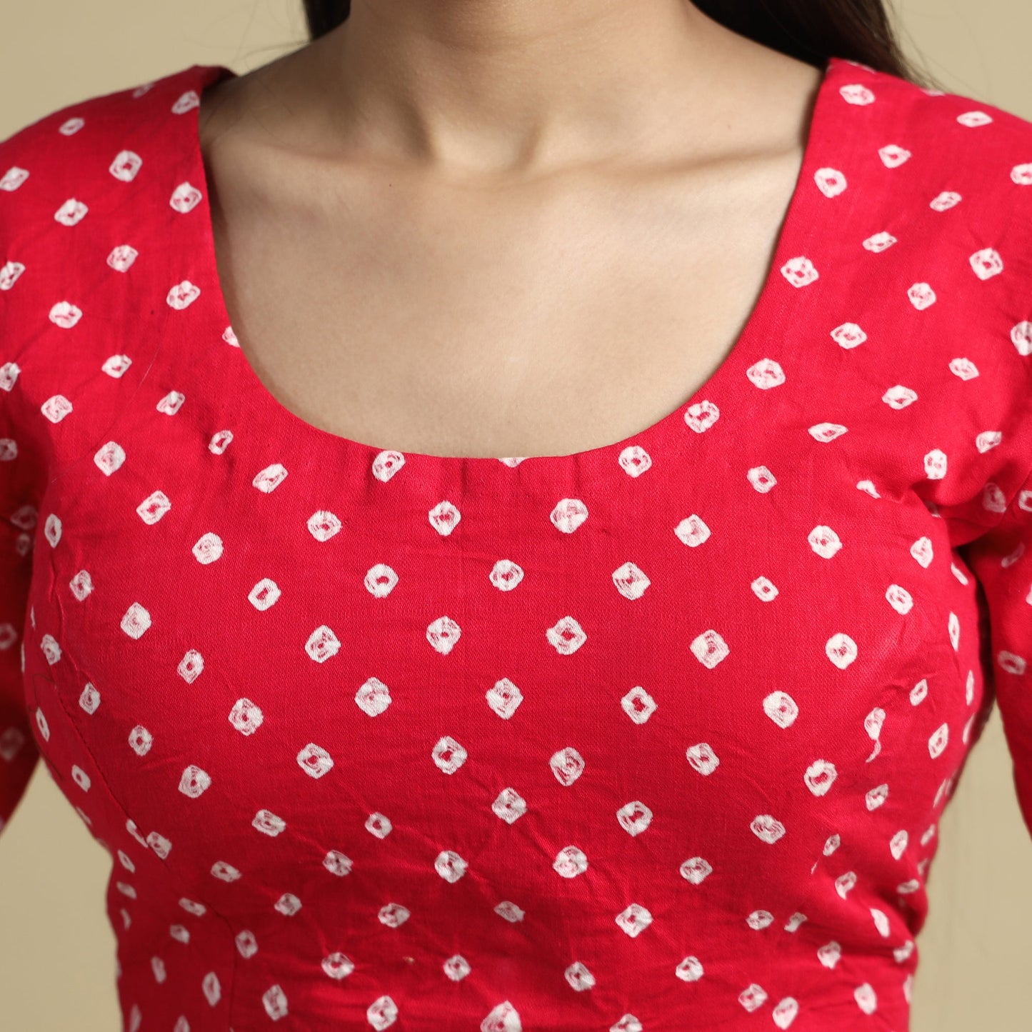 Bandhani Stitched Blouse
