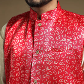 silk nehru jacket