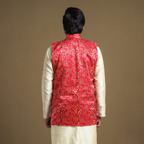 silk nehru jacket