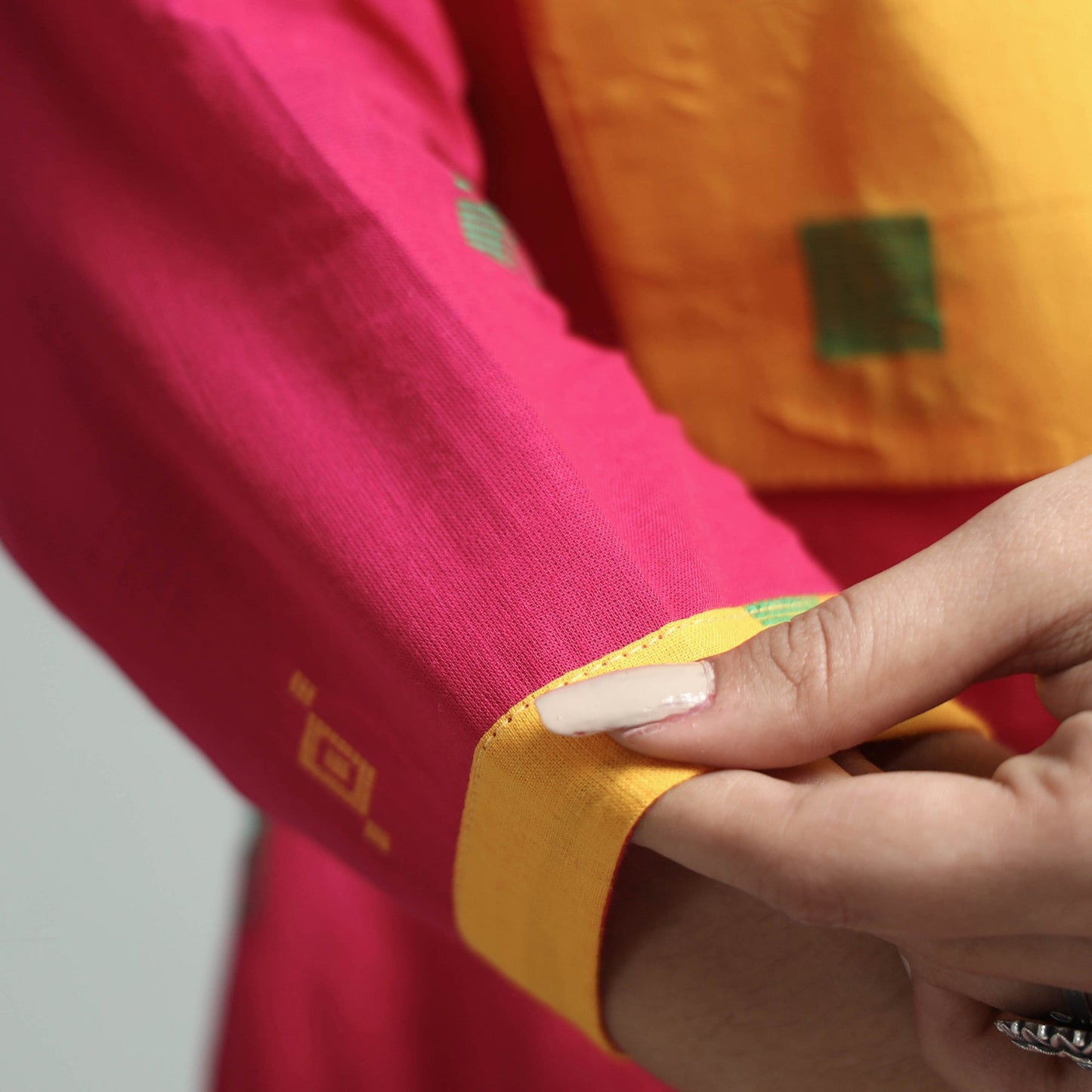jacquard kurta