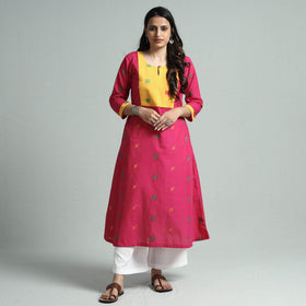 jacquard kurta