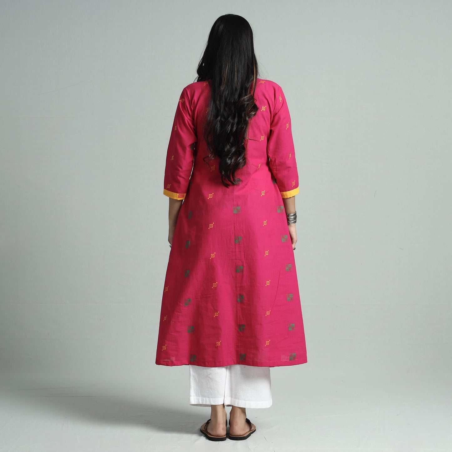 jacquard kurta