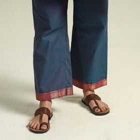 Dark pink - mangalagiri handloom cotton kurta with palazzo