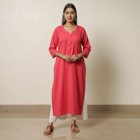  Plain Flex Cotton Straight Kurta 14 Online at iTokri.com