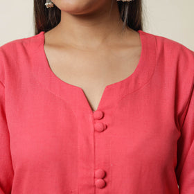  Plain Flex Cotton Straight Kurta 14 Online at iTokri.com