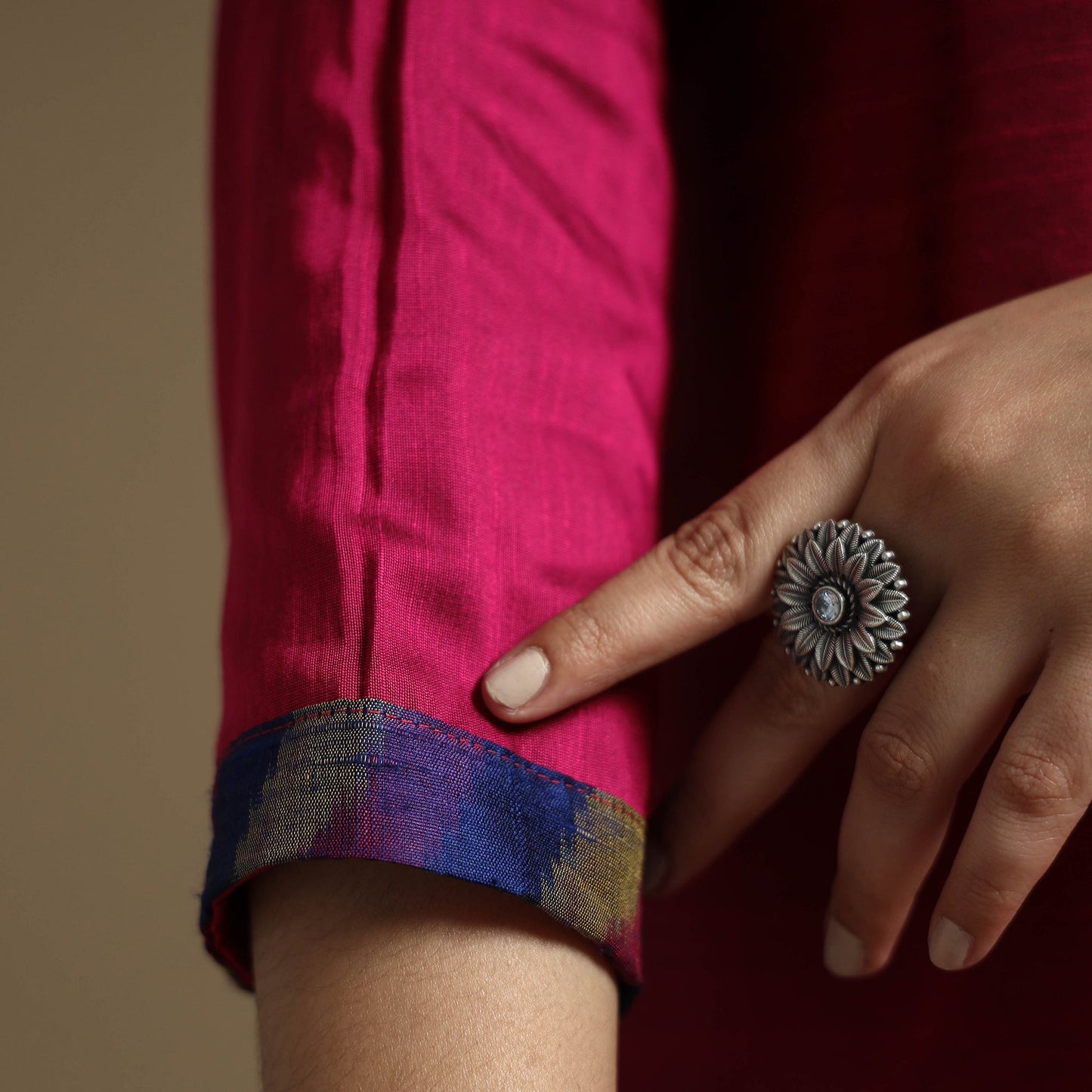  Plain Solid Slub Silk kurta