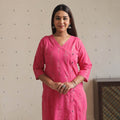 Buy Pochampally Ikat Weave Cotton Long Kurta Online at iTokri.com