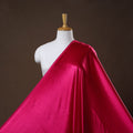 Dark pink - pure mashru silk plain fabric (width - 46 in)