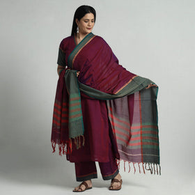 Buy Dharwad Cotton Kurta with Palazzo & Dupatta Set Online at iTokri.com
