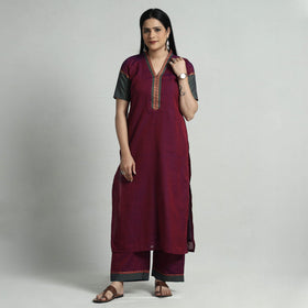 Buy Dharwad Cotton Kurta with Palazzo & Dupatta Set Online at iTokri.com