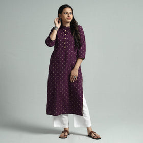 jacquard kurta