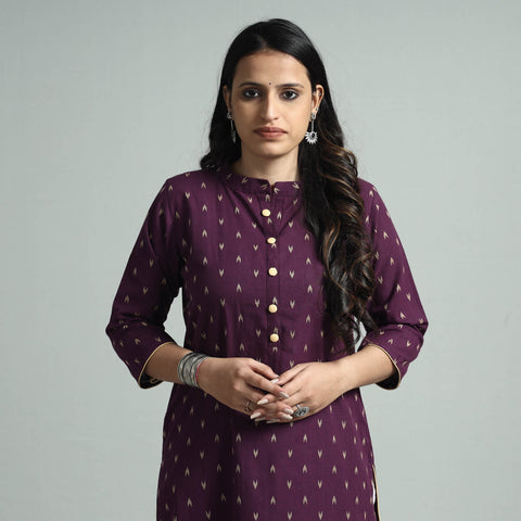 jacquard kurta
