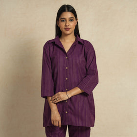 Buy Jacquard Cotton Top & Pyjama Night Suit Set Online at iTokri.com