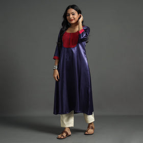 plain silk kurta