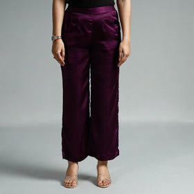  Plain Modal Silk Elasticated Pant 