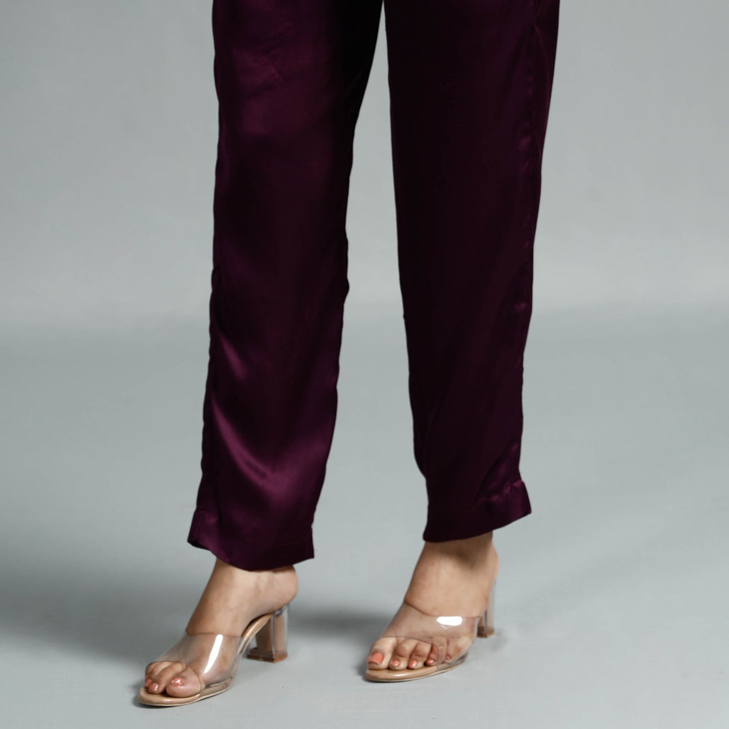  Plain Modal Silk Elasticated Pant 
