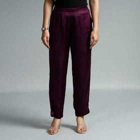  Plain Modal Silk Elasticated Pant 
