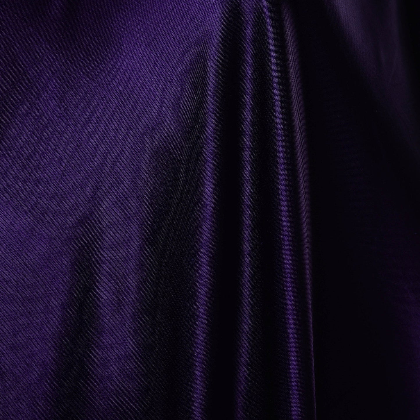 Dark purple - pure mashru silk plain fabric (width - 46 in)