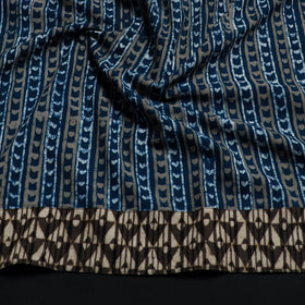 Blue - cotton pipad blouse piece 182 - handcrafted