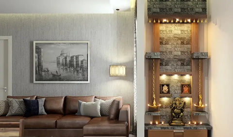 Traditional pooja room