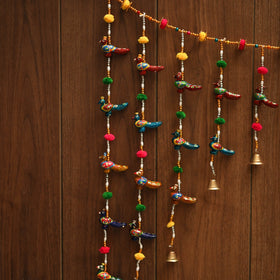 Decorative bead work handpainted bandarwal toran 01