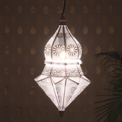  Decorative Handmade Hanging Iron Electric Lantern / Lamp 